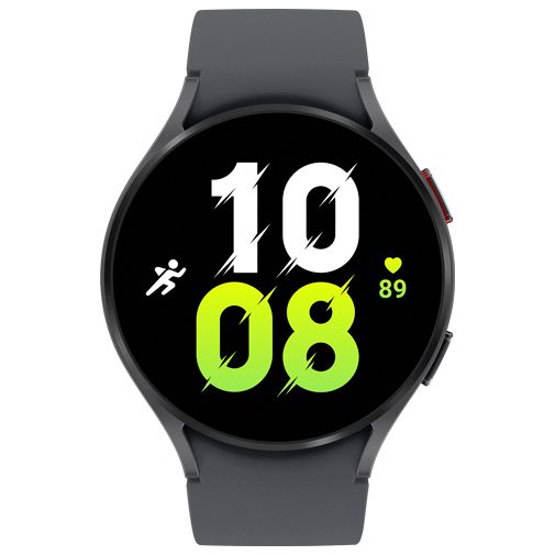 Samsung Galaxy Watch 5 44mm Grijs (Grijze Siliconenband)